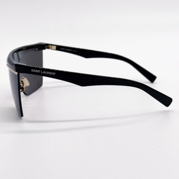 NEW SAINT LAURENT SL 614 MASK 001 BLACK SL614 MASK 001 WOMEN SUNGLASSES - Picture 11 of 15
